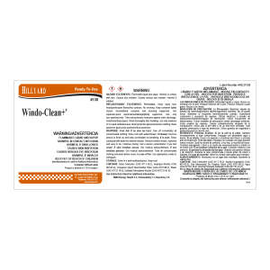 Label RTU 138 Windo-Clean+