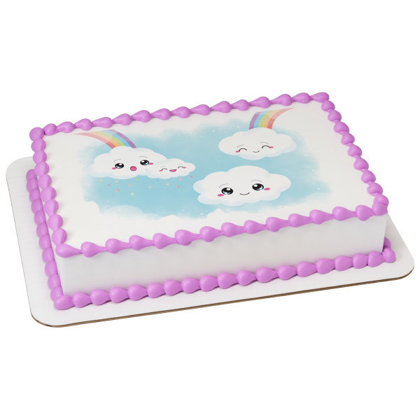 Kawaii Clouds PhotoCake® Edible Image®