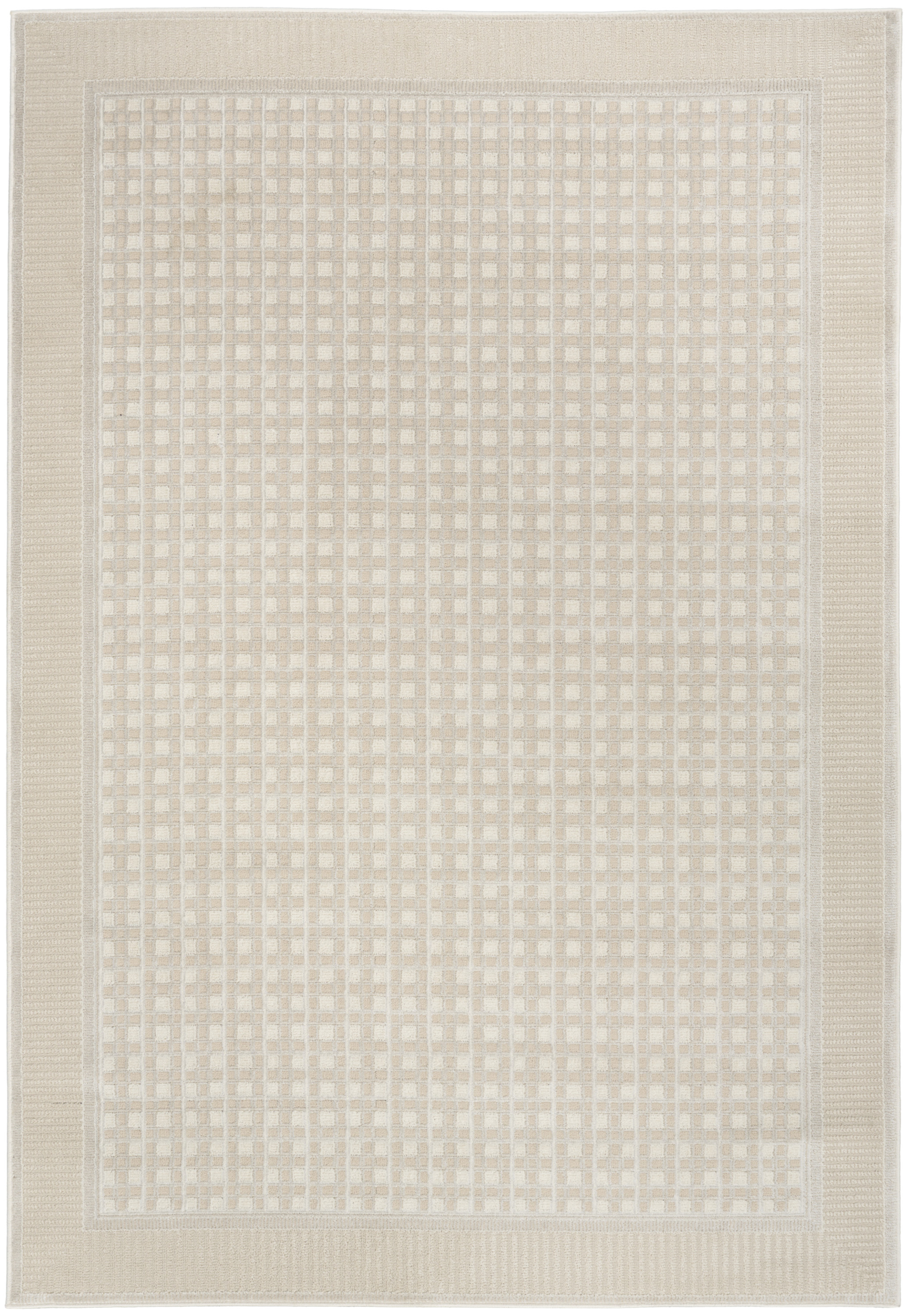 Nourison Nordic 4' x 6' Beige Modern Indoor Rug