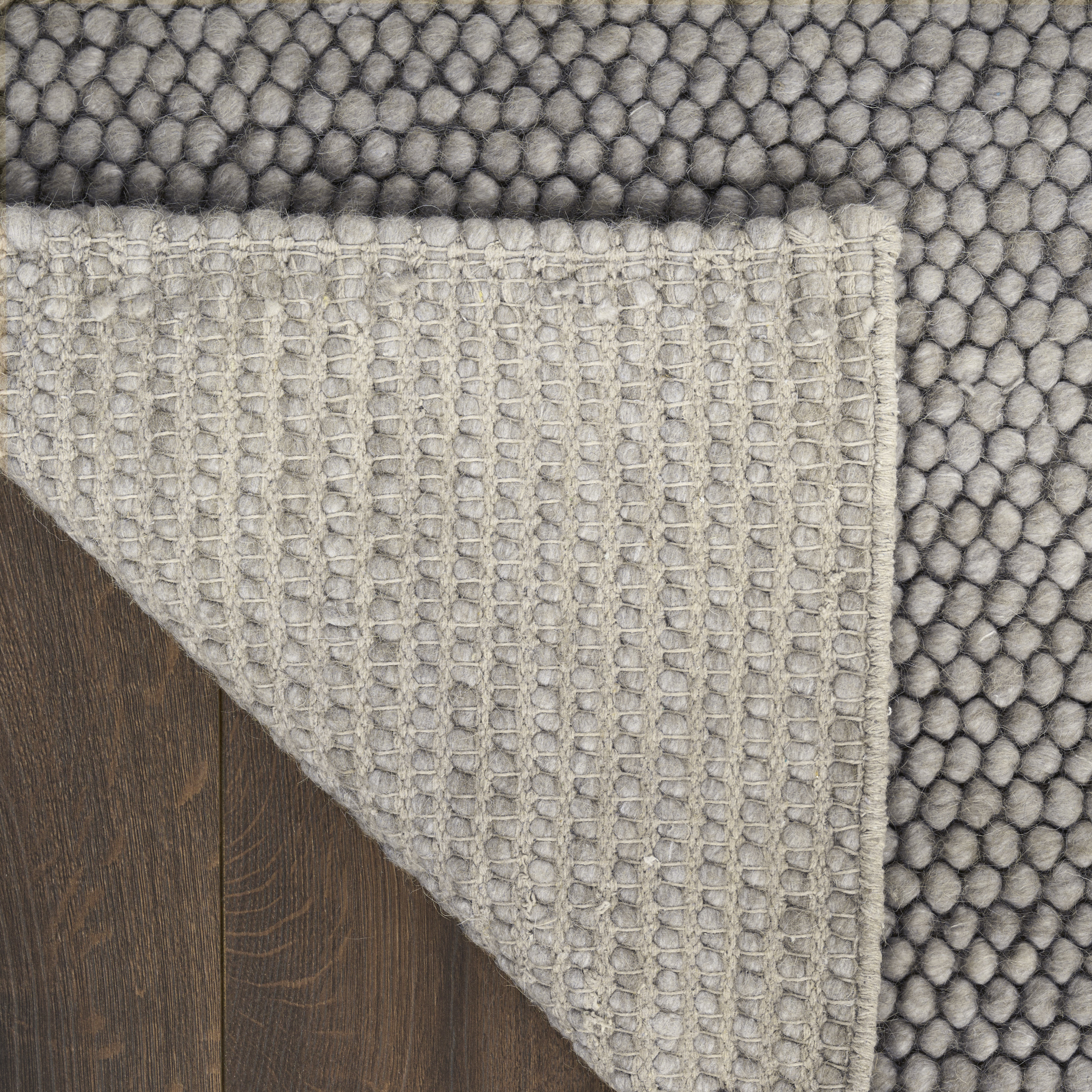 DKNY Pure Knots 4' x 6' Grey Modern Indoor Rug
