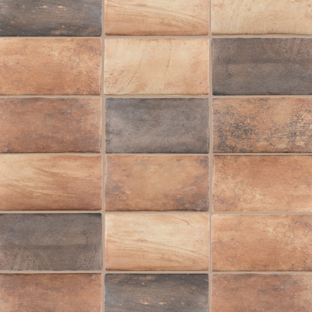 Tech Land Fire 8-3/4 in. x 13 in. Porcelain Floor and Wall Tile Tech Land Fire 8-3/4 in. x 13 in. Porcelain Floor and Wall Tile
