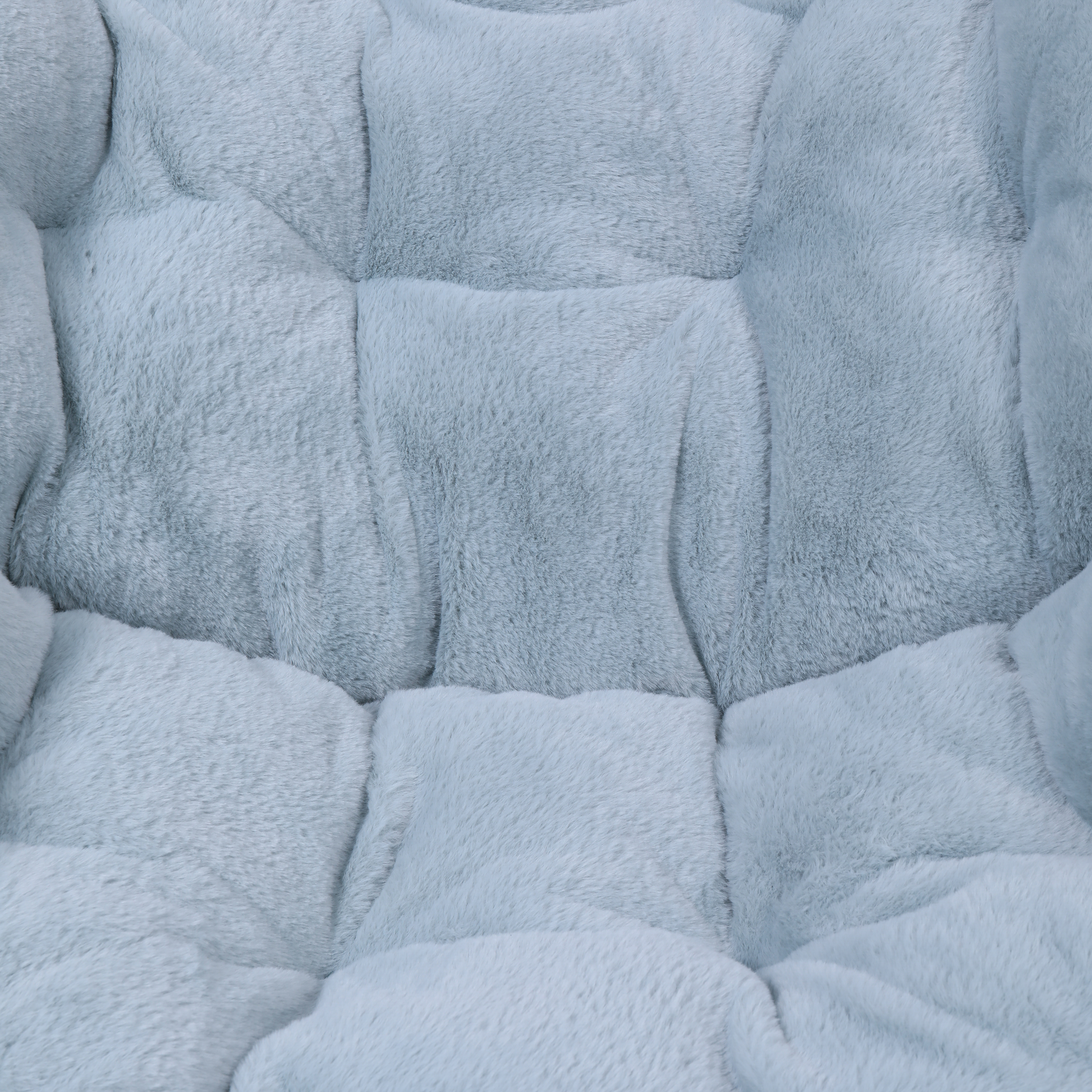 Archer 28" Oversized Portable Faux Fur Folding Saucer Chair with Folding Otto... - Picture 49 of 49
