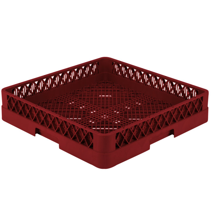 Full-size Traex® flatware rack in red