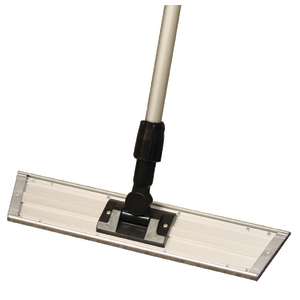 Hillyard, HD Microfiber Trapezoid, Aluminum, 24", Hook & Loop Mop Frame