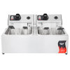 Double-well 208- to 240-volt 10-lb standard-duty Cayenne® countertop deep fryer