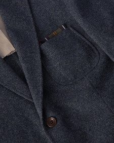 Flannel Jersey Blazer 
