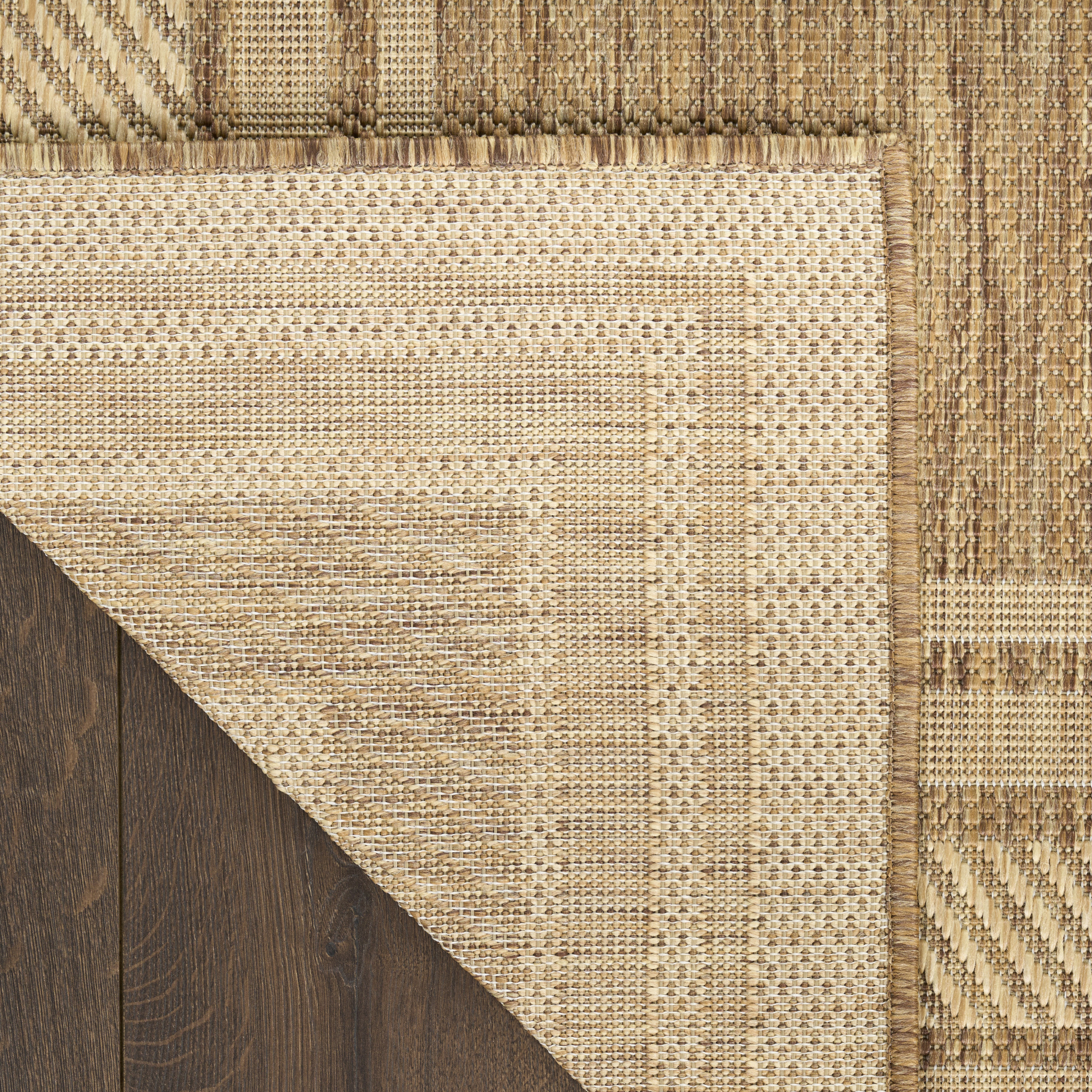 Nourison Horizon Indoor/Outdoor 9' x 12' Natural Modern Rug