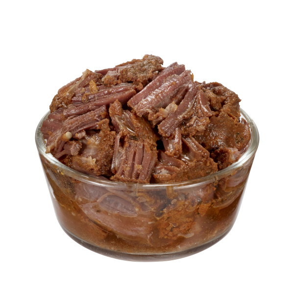 CAFE H(r) Beef Barbacoa, 4/5 lb avg . C1C0 - Front Center Out of Package (Hi Res)