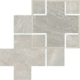 Waterjet Stone Mosaics Clay 11×11 Schema Mosaic Honed
