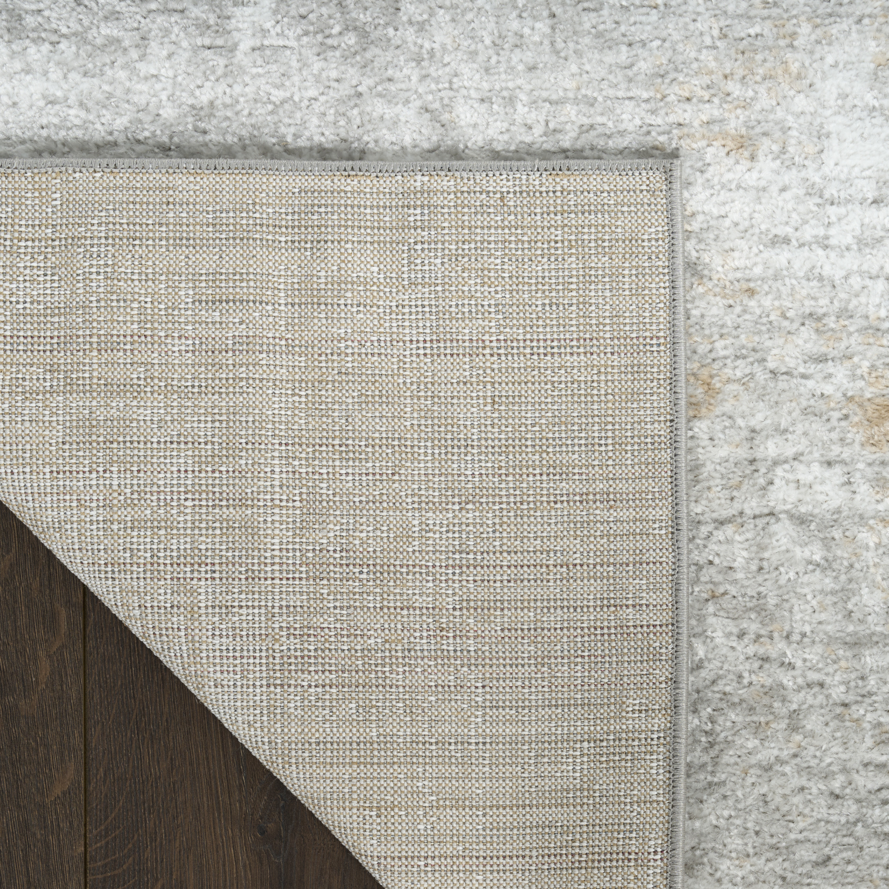 Nourison Dekor 2' x 4' Grey Modern Indoor Rug