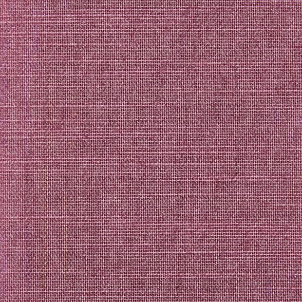 Woven mauve linen fabric â€” interlaced threads forming a fine grid, displaying subtle color variation and texture; close-up, evenly lit surface suitable for upholstery or drapery.