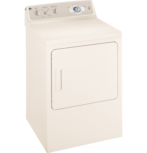 GE® 7.0 Cu. Ft. Super Capacity Gas Dryer with Stainless Steel Drum