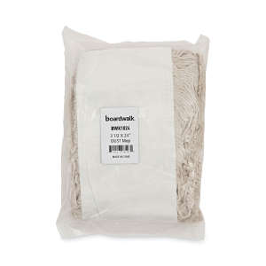 Boardwalk, Cotton Pocket Dust Mop, 24"W, White