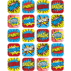 Superhero Stickers, 120 Stickers
