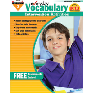 Everyday Intervention Activities for Vocabulary, Grade 3
