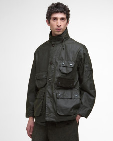 Editor Waxed Jacket Archive Olive