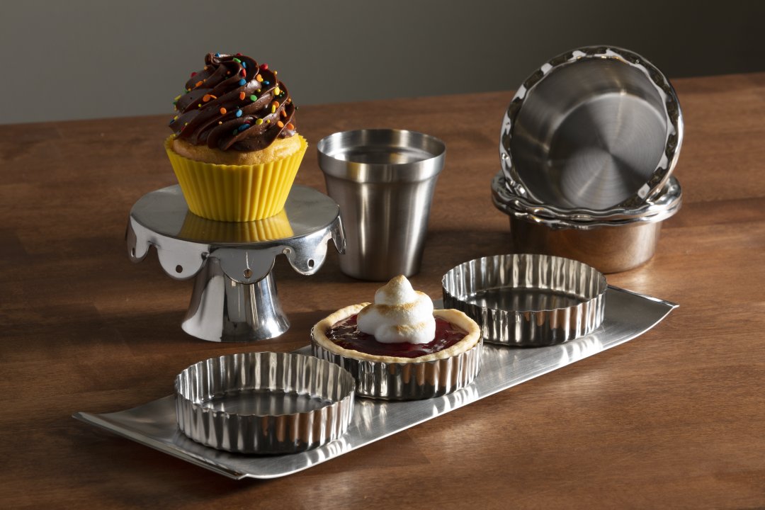 Mini Round Ruffled Edge Dish