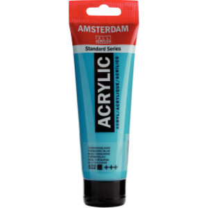 Standard Acrylic Paint, 120ml, Turquiose Blue 522