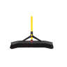 Rubbermaid Commercial, Maximizer™, 24in, Push to Center Push Broom, Polypropylene Bristles, Black