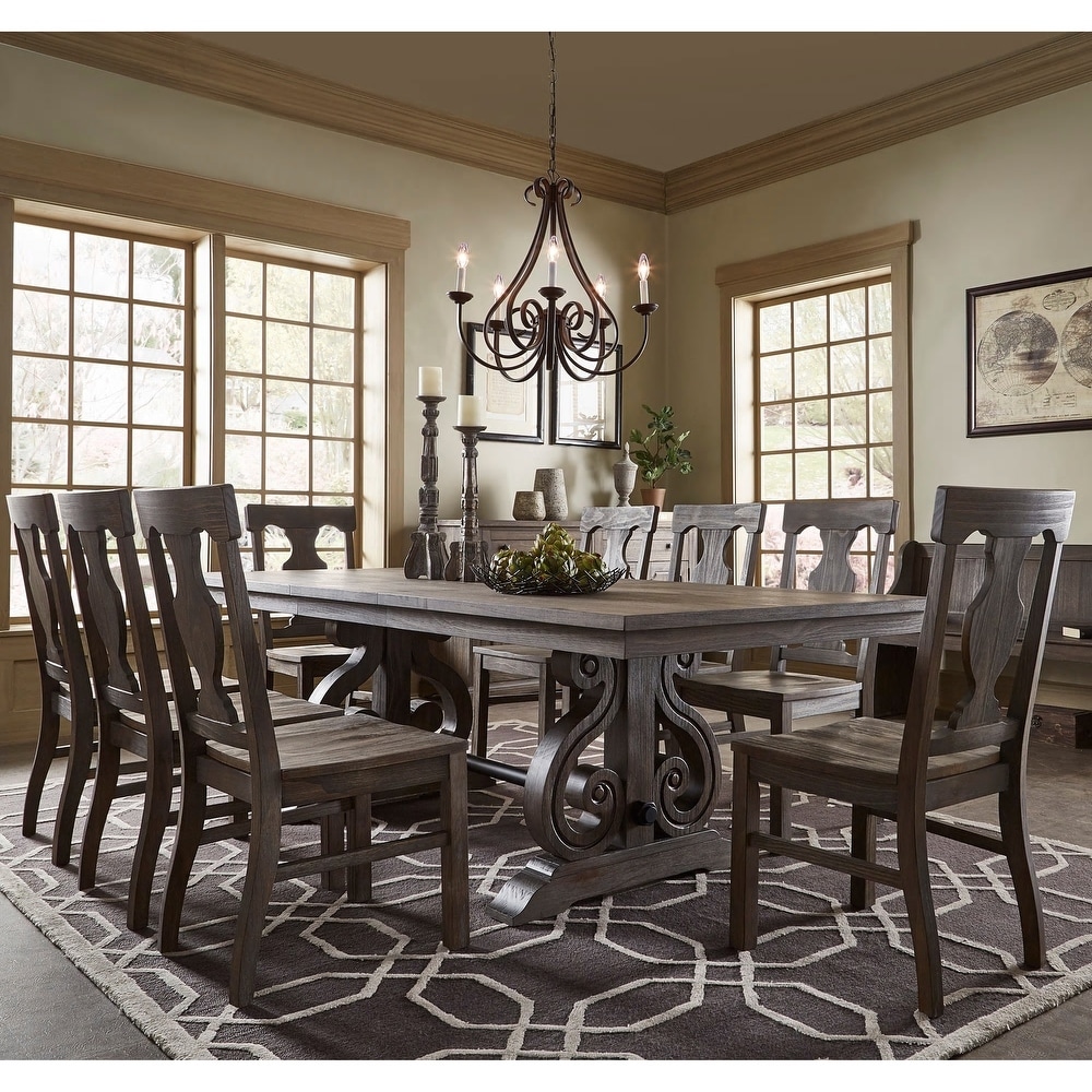 Wood Extendable Dining Set