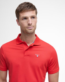 Active Short-Sleeved Polo Shirt Risk Red