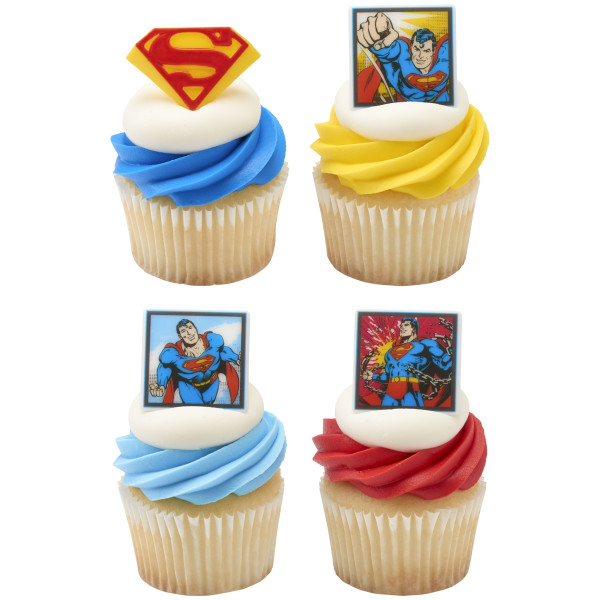 Superman™ Cupcake Rings