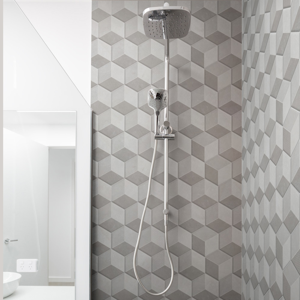 Panama Hex Diamond Deco 8-5/8 in. x 9-7/8 in. Porcelain Floor and Wall Tile