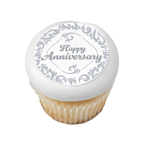 Silver Anniversary PhotoCake® Edible Image®