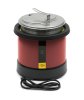 7-quart 230-volt Mirage® countertop induction rethermalizer in red with UK plug