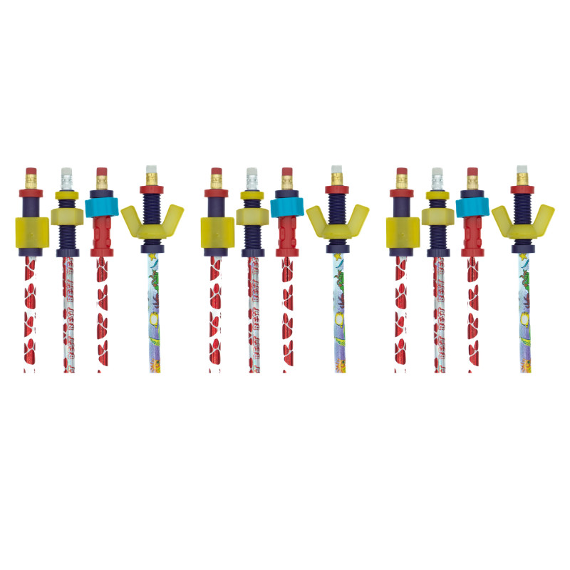 Pencils Fidgets, 4 Per Pack, 3 Packs