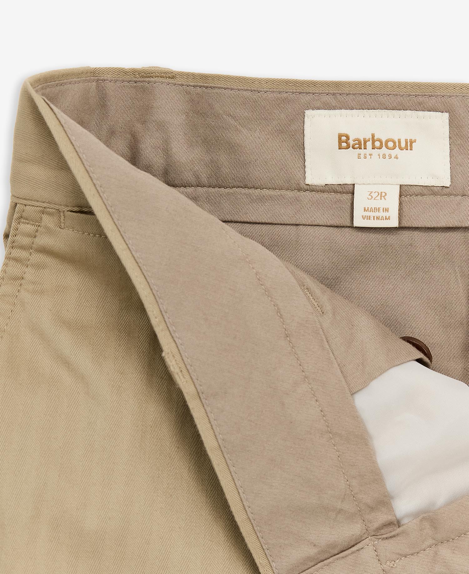 Herringbone Cotton Trousers image number 9