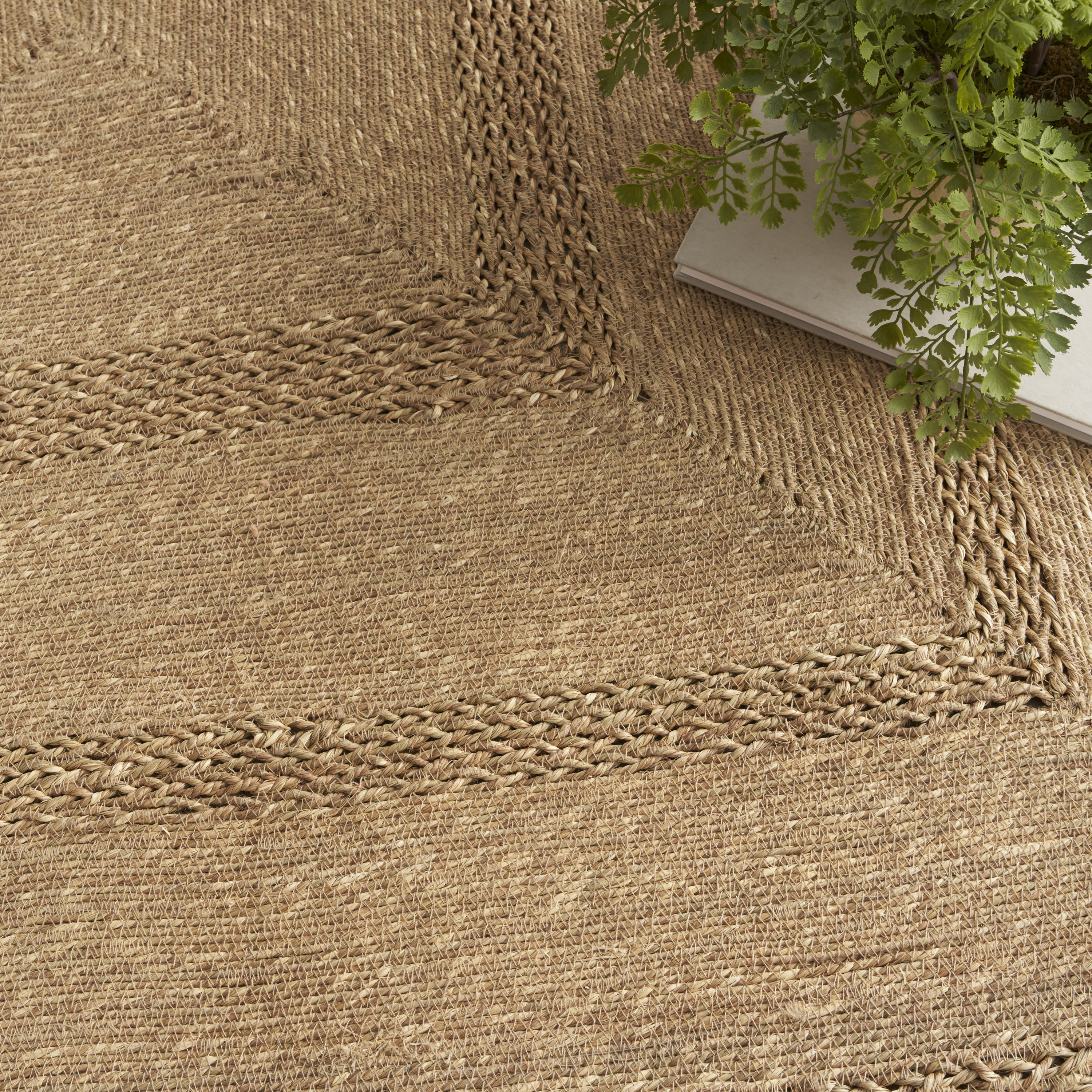 Nourison Natural Seagrass 6' x 9' Natural Outdoor Rug