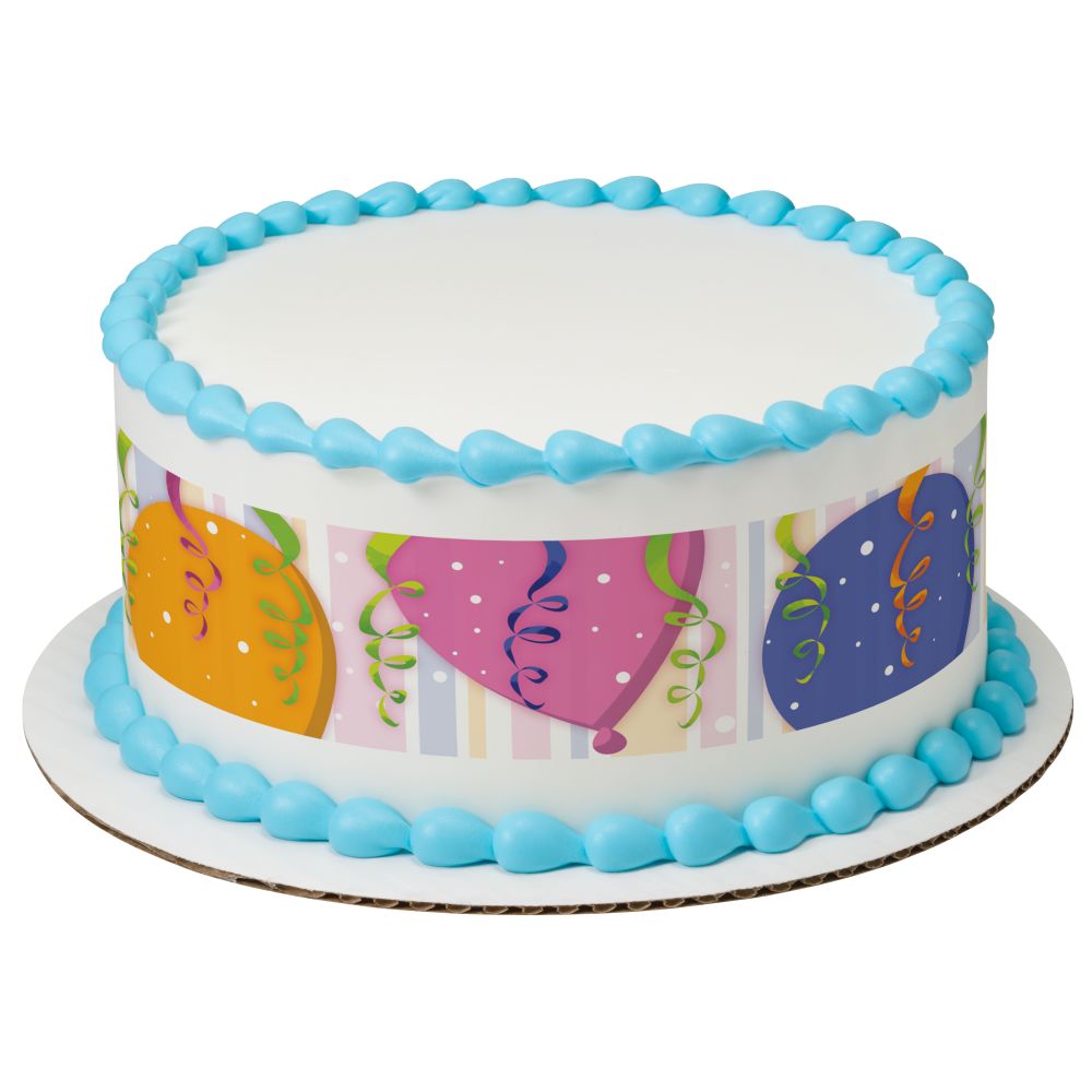 Image Cake Birthday Star Balloons