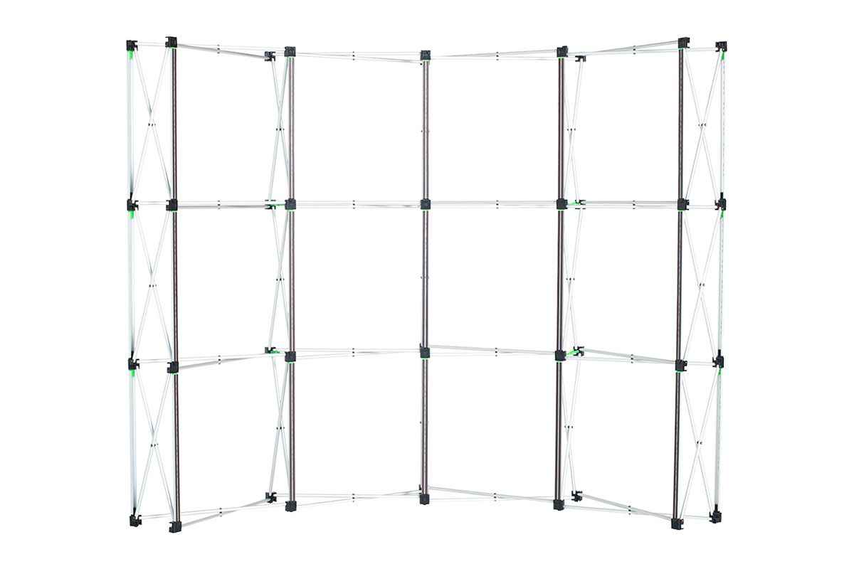 10'w x 8'h Curved Frame & Channel Bars