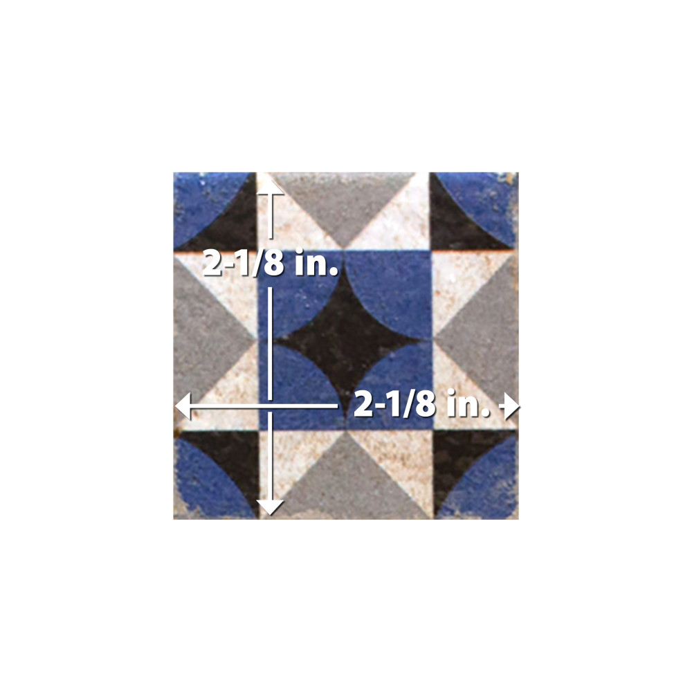 Benisa Taco Paladio 2-1/8 in. x 2-1/8 in. Porcelain Floor and Wall Tile