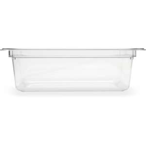 Carlisle, StorPlus, Polycarbonate Food Pan 1/2 Size, 4" Deep, Clear