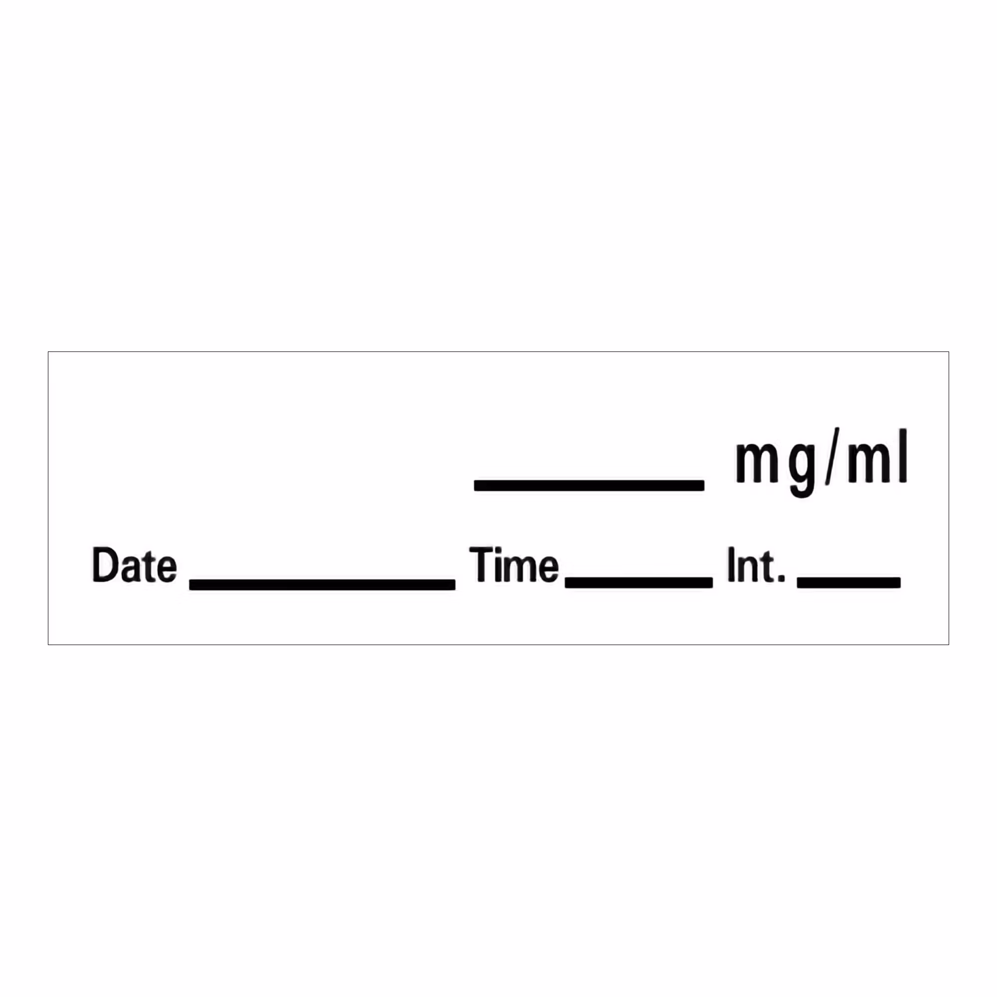 Barkley® Anesthesia Tape with Date, Time and Initial, 1.5 x 0.5 Inch