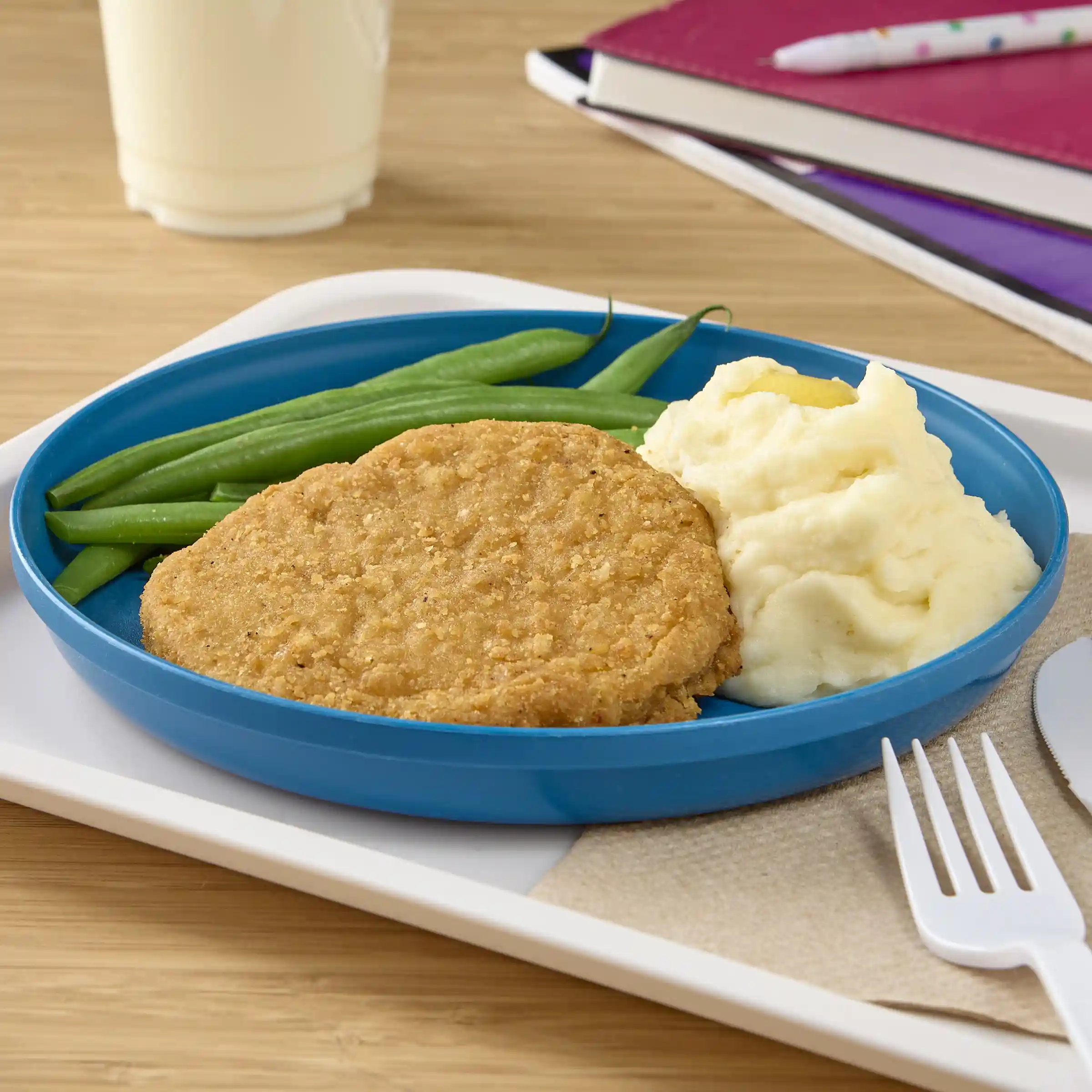Tyson® Fully Cooked Whole Grain Breaded White Meat Chicken Patties, CN_image_1
