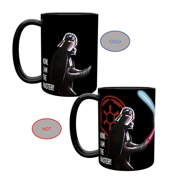 Star Wars 15 ounce Coffee Mug and Spoon, Darth Vader & Obi-Wan Kenobi slideshow image 4 Star Wars 15 ounce Coffee Mug and Spoon, Darth Vader & Obi-Wan Kenobi slideshow image 4