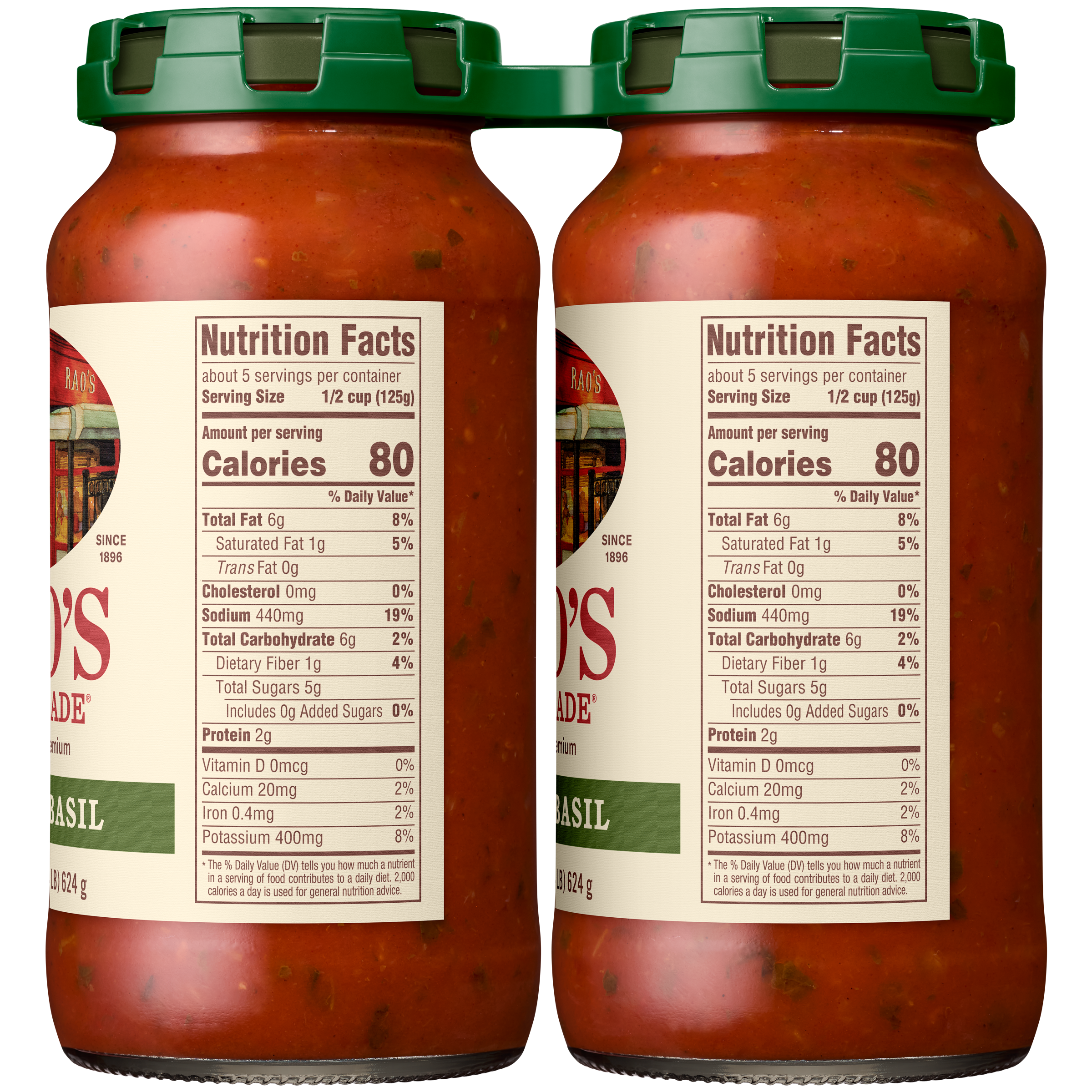 Tomato Basil Sauce, 22 oz - Right Image