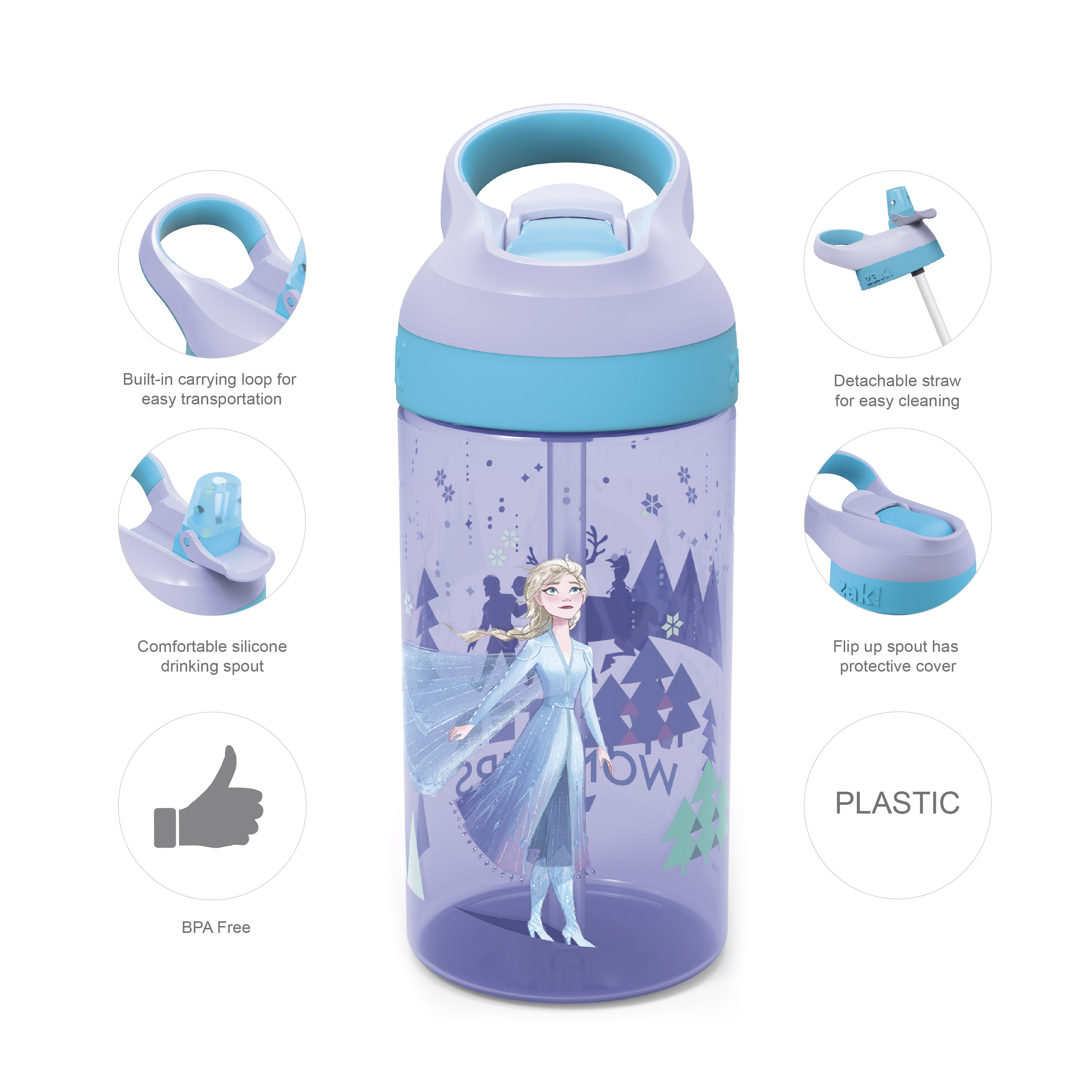 Disney Frozen 2 Movie 16 ounce Water Bottle, Princess Anna slideshow image 7 Disney Frozen 2 Movie 16 ounce Water Bottle, Princess Anna slideshow image 7