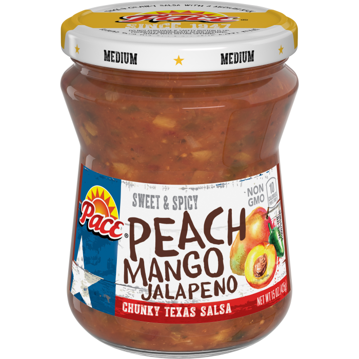 Peach Mango Jalapeño Salsa, Medium
