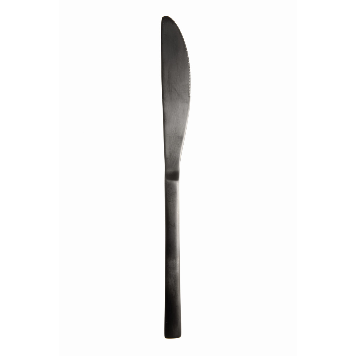 Arezzo Brushed Black Dinner Knife 8.75"