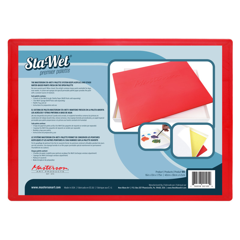Sta-Wet® Premier Palette, 12x16 in