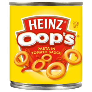  Heinz® Oop's® Pasta in Tomato Sauce 220g 