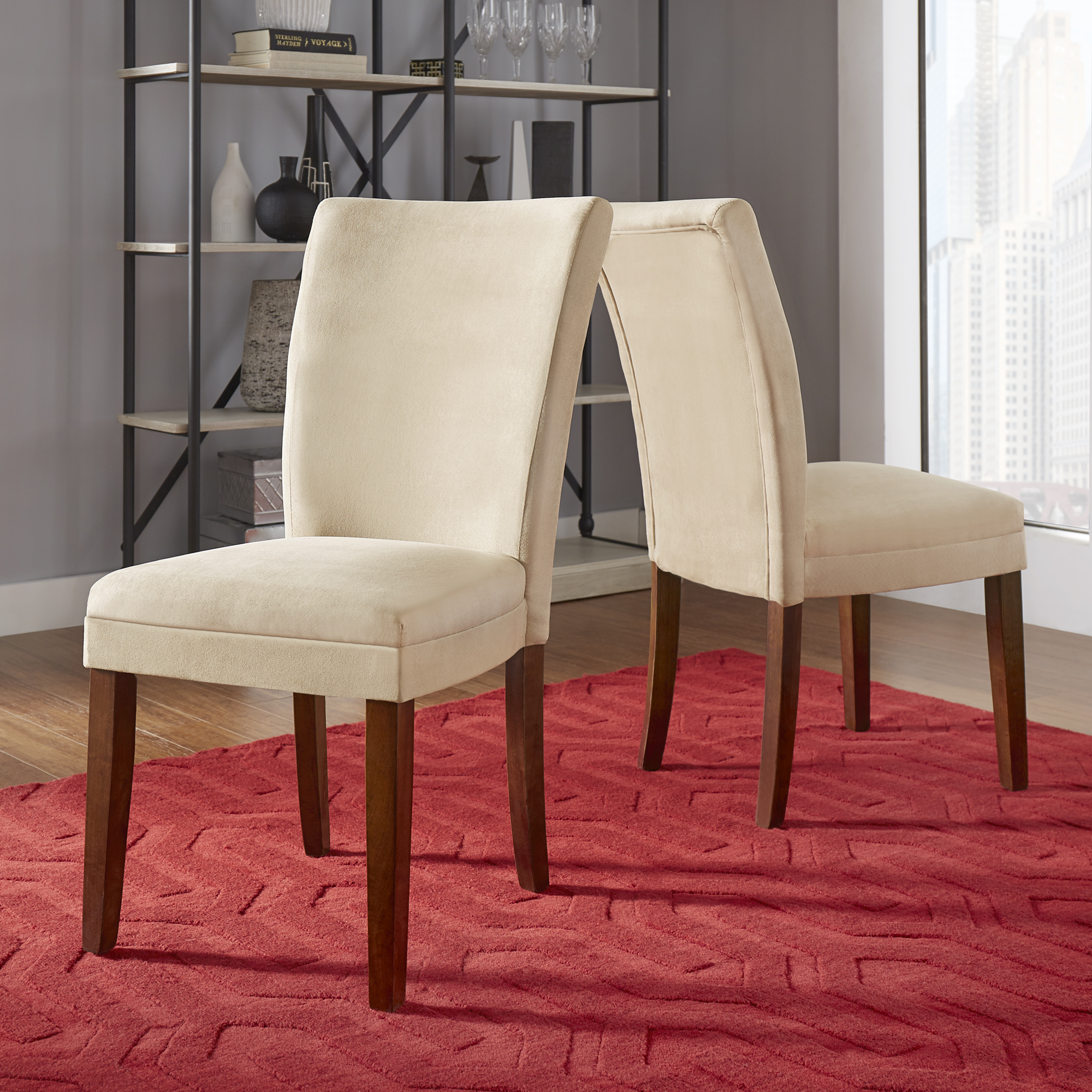 Upholstered Parsons Dining Chairs (Set of 2)