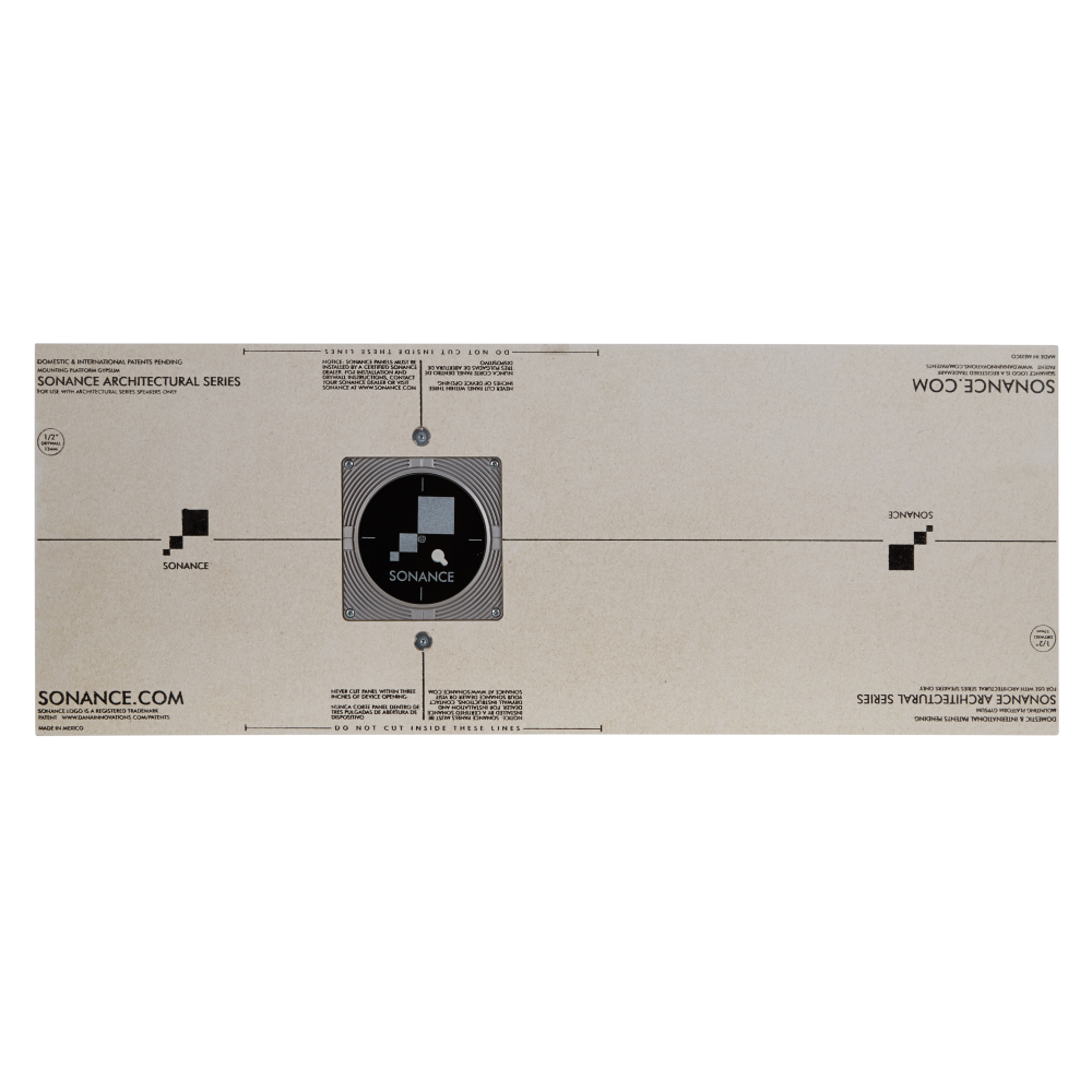 1/2IN GYPSUM MOUNTING PLATFORM AS DISCREET FOR BPS6 OR AS38RS ROUND (1 EACH)
