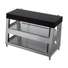 55-inch-wide 208-240-volt 4-pan humidity-controlled hot food display case