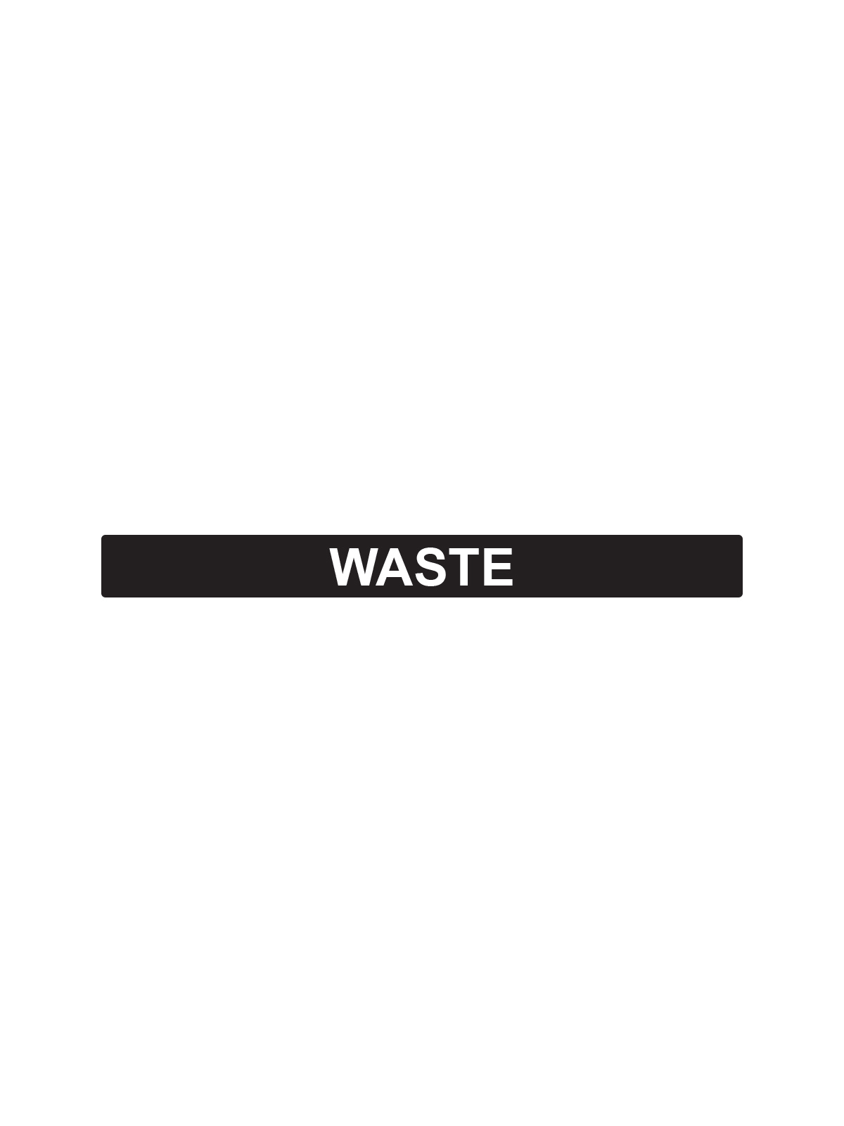 OCTO – Label – Waste – Black