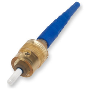 UniCam® Pretium®-Performance ST® Compatible Fiber Optic Connector, OS2, Blue Boot